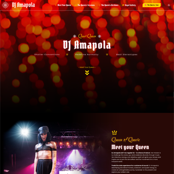 DJ Amapola's Website