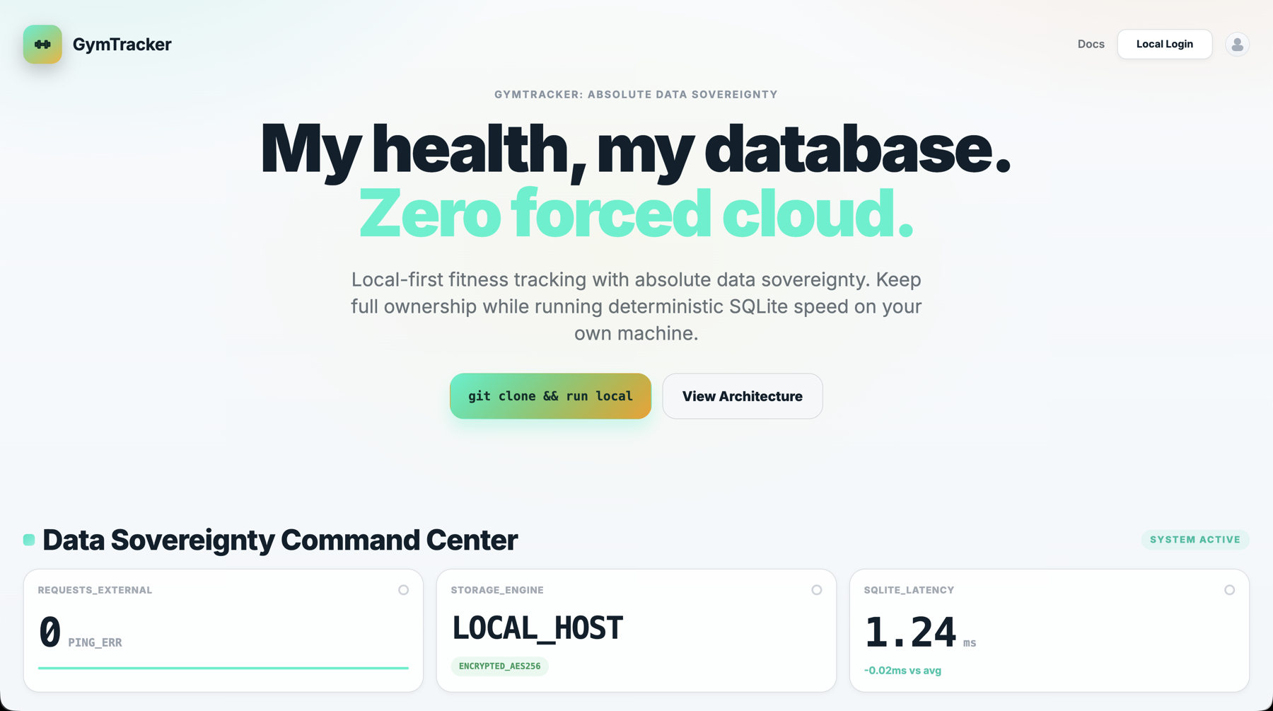 GymTracker architecture
