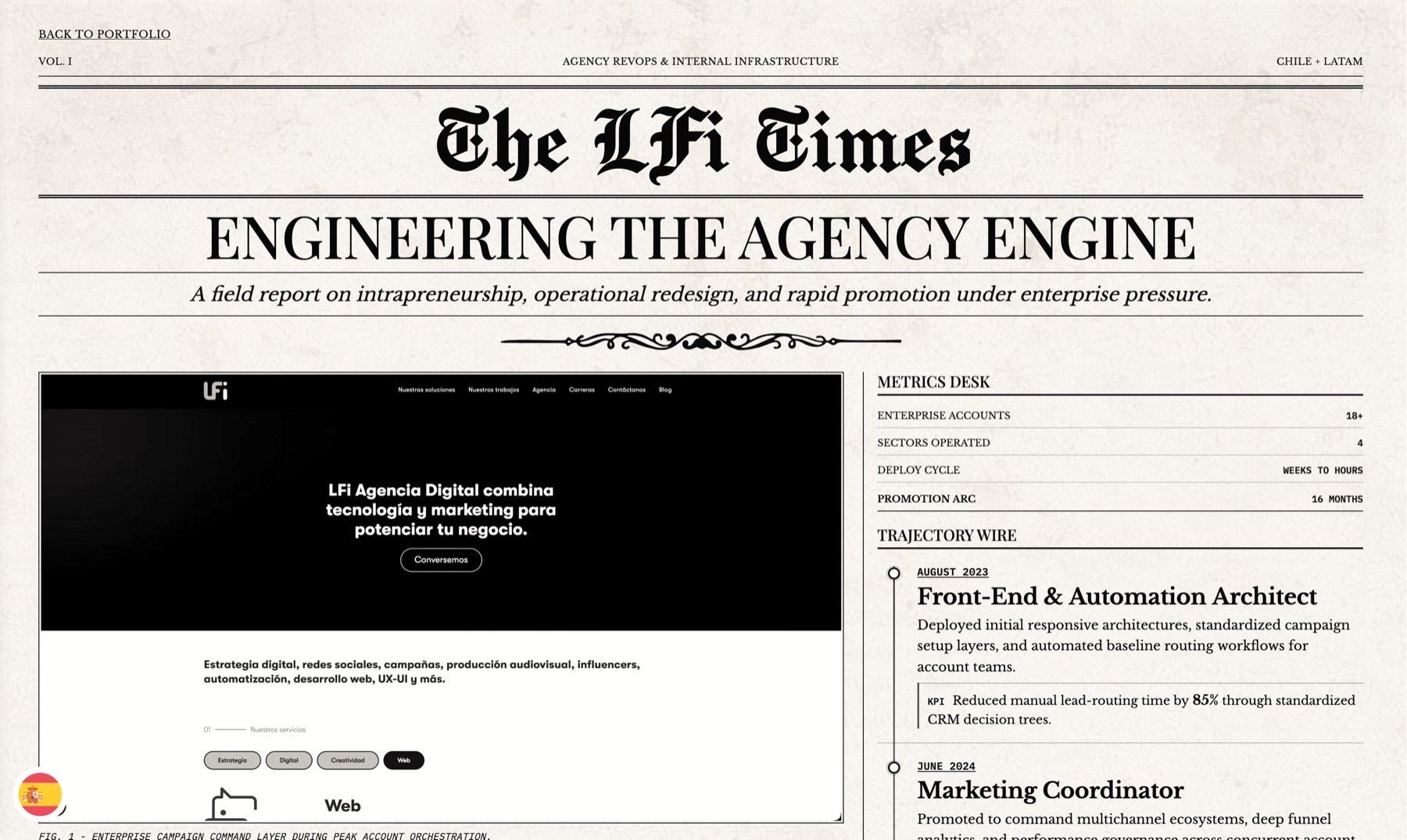 LFi newspaper project dossier